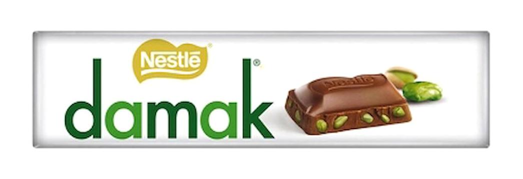 Nestle Damak İnci Baton Antep Fıstıklı Sütlü Çikolata 30 gr 12 Adet