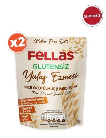 Fellas Glutensiz Yulaf Ezmesi 2x300 gr
