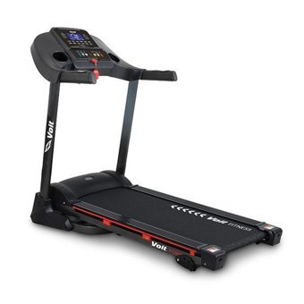 Voit Eğimli 12 + 1 Programlı 100 kg Kapasiteli Motorlu Koşu ve Yürüyüş Bandı Kırmızı-Siyah