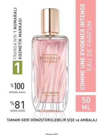 Yves Rocher Comme Une Evidence Intense EDP Kadın Parfüm 50 ml