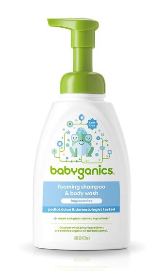 BabyGanics Kokusuz Göz Yakmayan Yenidoğan Bitkisel Bebek Şampuanı 473 ml
