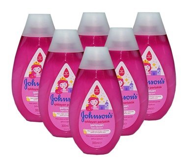 Johnson's Baby Işıldayan Parlaklık Göz Yakmayan Hipoalerjenik Yenidoğan Tüm Ciltler Argan Yağlı Bebek Şampuanı 6x300 ml