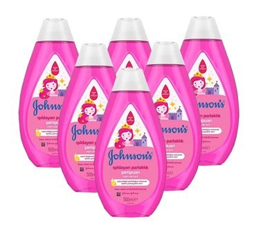Johnson's Baby Işıldayan Parlaklık Göz Yakmayan Hipoalerjenik Yenidoğan Tüm Ciltler Argan Yağlı Bebek Şampuanı 6x500 ml