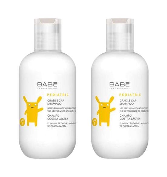 Babe Laboratorios Doğal Konak Önleyici Göz Yakmayan Yenidoğan Hassas Ciltler Bebek Şampuanı 2x200 ml