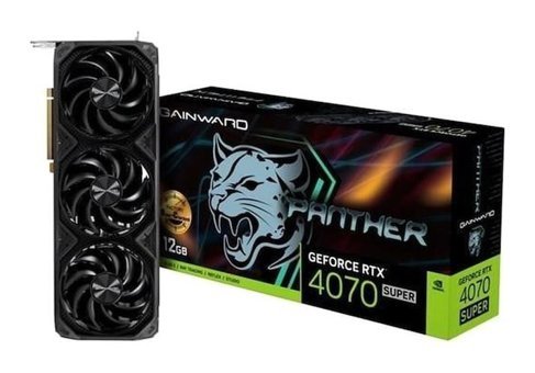 Gainward RTX 4070 Super OC Panther 12 GB GDDR6X PCI-Express 4.0 DirectX 12 Ultimate 3 Fanlı 192 Bit Nvidia Ekran Kartı