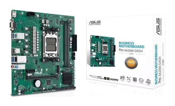 Asus Pro A620 LGA 1718 Soket DDR5 Bellek 7200 Mhz PCIe 4.0 HDMI Overclock ATX Masaüstü AMD Uyumlu Anakart