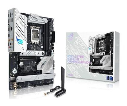 Asus ROG Strix B760 LGA 1700P Soket DDR5 Bellek 7800 Mhz PCIe 4.0 HDMI Wifi Overclock ATX Gaming Intel Uyumlu Anakart