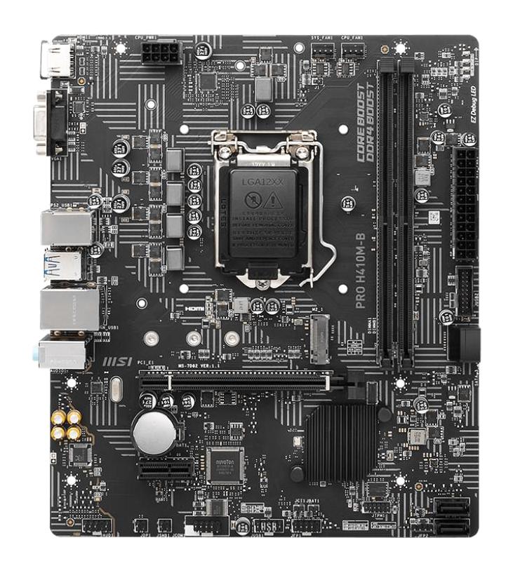 MSI Pro H410M-B LGA 1700 Soket DDR4 Bellek 2933 MHz HDMI Micro ATX Intel Uyumlu Anakart