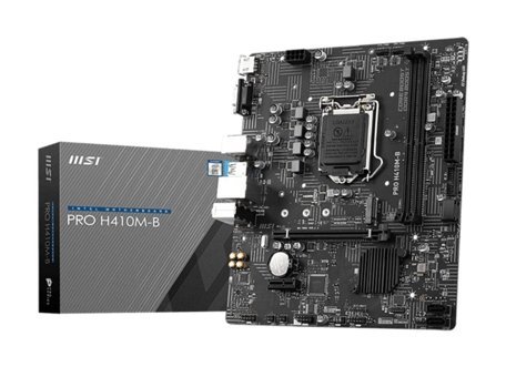MSI Pro H410M-B LGA 1700 Soket DDR4 Bellek 2933 MHz HDMI Micro ATX Intel Uyumlu Anakart