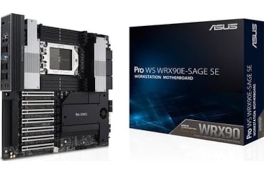 Asus Pro WS WRX90 TR5 Soket DDR5 Bellek 8000 MHz PCIe 4.0 HDMI Overclock E-ATX AMD Uyumlu Anakart