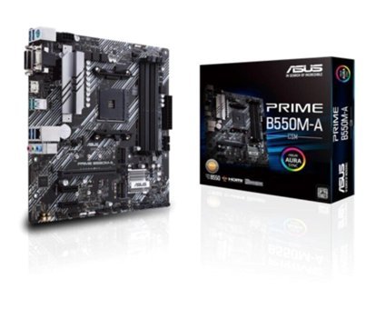 Asus Prime B550M AM4 Soket DDR4 Bellek 4800 MHz PCIe 4.0 HDMI Micro ATX AMD Uyumlu Anakart