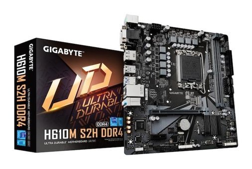 Gigabyte S2H H610M LGA 1700 Soket DDR5 Bellek 5600 Mhz PCIe 4.0 HDMI Micro ATX Intel Uyumlu Anakart