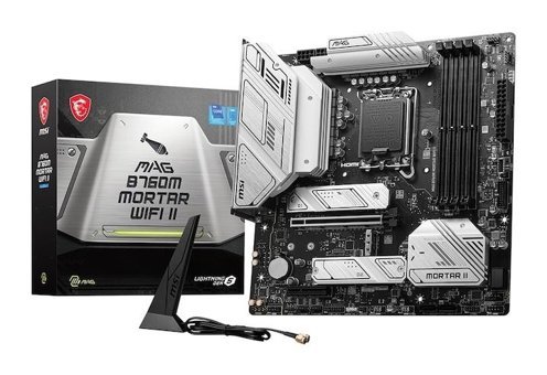 MSI MAG B760M LGA 1700 Soket DDR5 Bellek 7800 Mhz PCIe 4.0 HDMI Wifi Micro ATX Intel Uyumlu Anakart