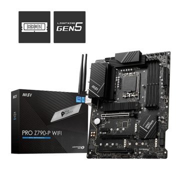 MSI Pro Z790-P LGA 1700 Soket DDR5 Bellek 7000 Mhz PCIe 4.0 HDMI Wifi Overclock ATX Intel Uyumlu Anakart