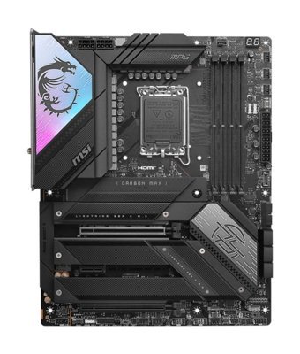 MSI MPG Carbon Max Z790 LGA 1700 Soket DDR5 Bellek 7800 Mhz PCIe 4.0 HDMI Wifi Overclock ATX Gaming Intel Uyumlu Anakart