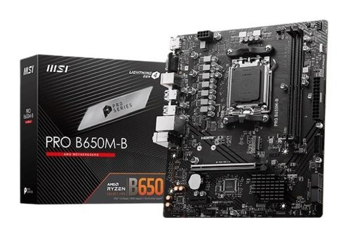 MSI Pro B650M-B AM5 Soket DDR5 Bellek 6800 Mhz PCIe 4.0 HDMI Overclock ATX AMD Uyumlu Anakart