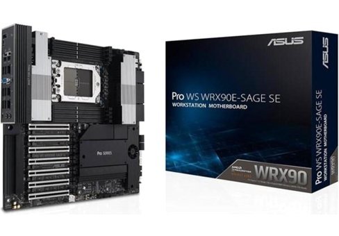 Asus Pro WS SAGE WRX90 TR5 Soket DDR5 Bellek 8000 MHz PCIe 4.0 HDMI Overclock EEB AMD Uyumlu Anakart