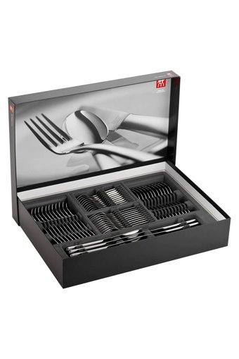 Zwilling Soho Parlak Sandıklı 68 Parça 12 Kişilik Çatal Kaşık Bıçak Takımı Gümüş