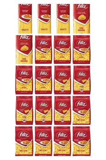 Filiz Karışık Makarna 20x500 gr