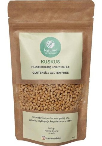 Legume Nohut Unlu Glutensiz Kuskus Makarna 200 gr