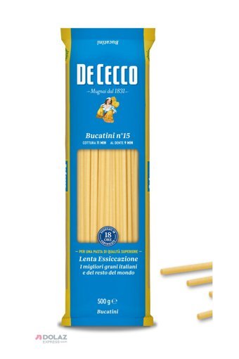 De Cecco Bucatini No:15 Spagetti Makarna 500 gr