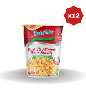 Indomie Dana Eti Çeşnili Noodle 12x60 gr