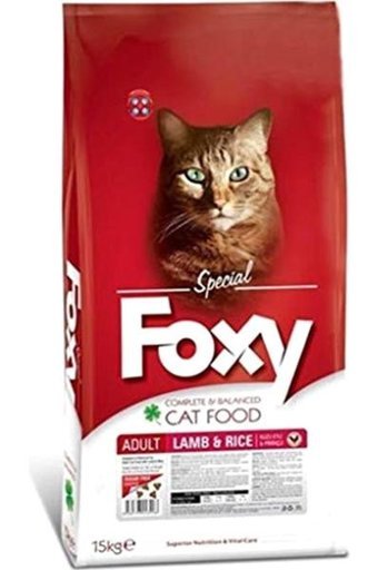 Foxy Special Kuzu Etli-Pirinçli Yetişkin Kedi Maması 15 kg