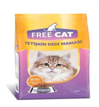 Free Cat Tam ve Dengeli Biftek Az Tahıllı Yetişkin Kedi Maması 7 kg