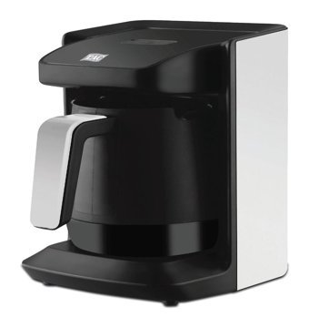 Taç Duo Tek Hazneli 300 ml Su Hazneli 4 Fincan Beyaz Türk Kahvesi Makinesi