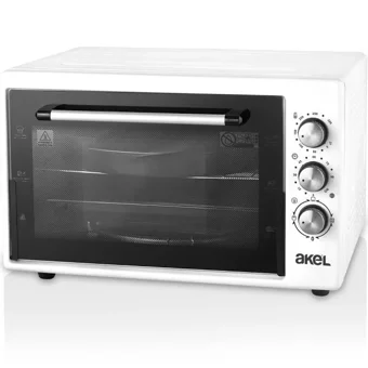 Akel AF930 45 lt Izgaralı Fanlı Mini Fırın Beyaz