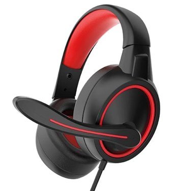 Snopy SN-GX1 3.5 mm Jak Gürültü Önleyici Mikrofonlu Kablolu Kulak Üstü Kulaklık Siyah