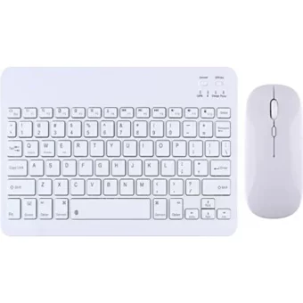 Samsung Galaxy Tab Active 2 T395 8" Sessiz Beyaz Kablosuz Klavye Mouse Seti