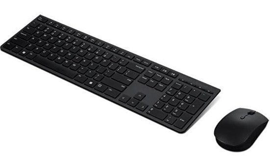 Lenovo 4X31K03966 Sessiz Ergonomik Siyah Kablosuz Klavye Mouse Seti