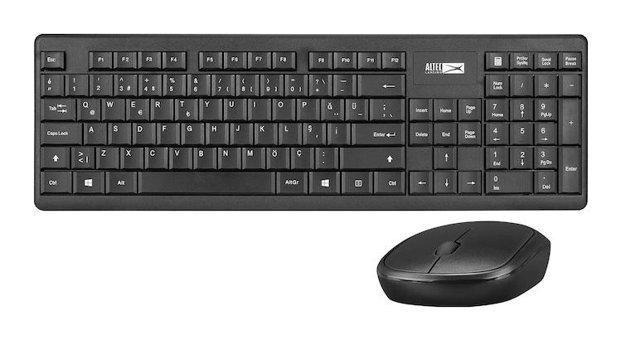 Altec Lansing ALBC6314 Siyah Kablosuz Klavye Mouse Seti