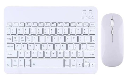 Huawei Matepad Pro 10.8" Sessiz Beyaz Kablosuz Klavye Mouse Seti