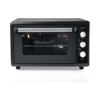 Schafer Backofen 38 lt Izgaralı Klasik Fanlı Mini Fırın Siyah