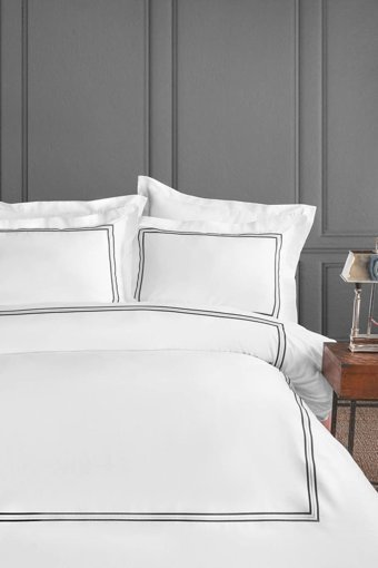 İssimo Home Boulevard Pamuk Saten 4 Mevsim 200 x 220 cm Çarşaflı Desenli Çift Kişilik Nevresim Takımı Çok Renkli