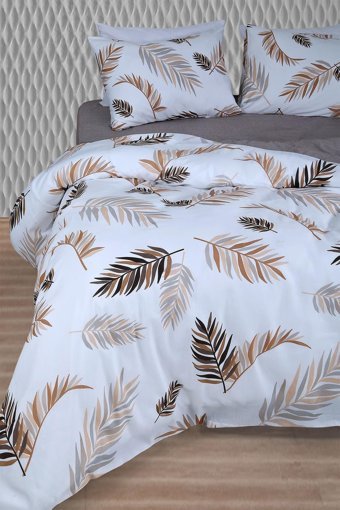 Zeynep Tekstil Laura Pamuklu 4 Mevsim 200 x 220 cm Çarşaflı Desenli Çift Kişilik Nevresim Takımı Çok Renkli