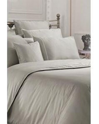 Sarev Sartoria Saten 4 Mevsim 200 x 220 cm Çarşaflı Düz Çift Kişilik Nevresim Takımı Gri
