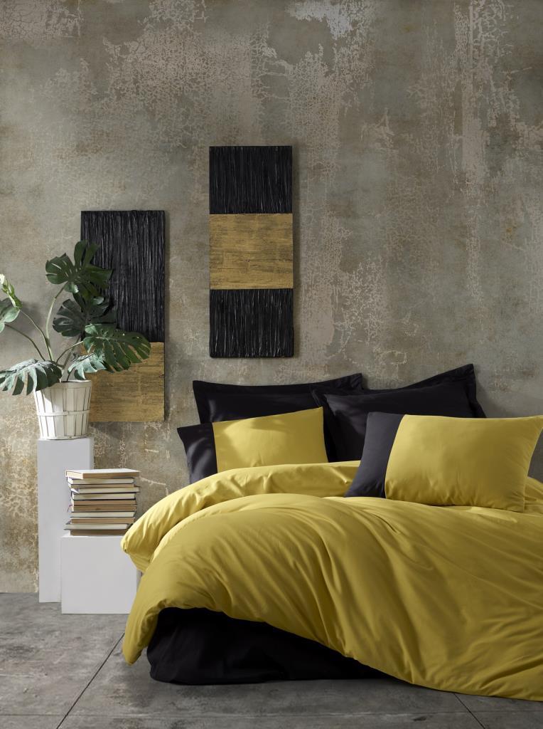 Cotton Box Plain Ranforce Ranforce 4 Mevsim 200 x 220 cm Çarşaflı Desenli Çift Kişilik Nevresim Takımı Siyah