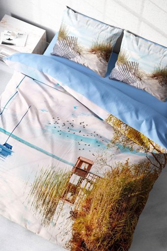 Monohome Reeds 3d Pamuklu 4 Mevsim 200 x 220 cm Çarşaflı Desenli Çift Kişilik Nevresim Takımı Çok Renkli