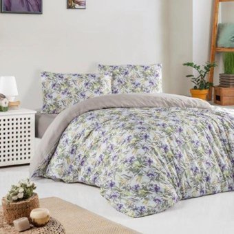 Aryıldız Exclusive Saten 4 Mevsim 200 x 220 cm Çarşaflı Desenli Çift Kişilik Nevresim Takımı Çok Renkli