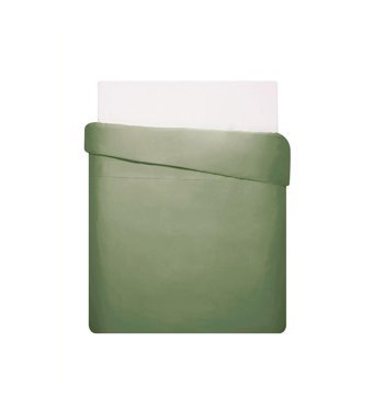 Linens Mix&Match Saten 4 Mevsim 200 x 220 cm Çarşaflı Düz Çift Kişilik Nevresim Takımı Yeşil