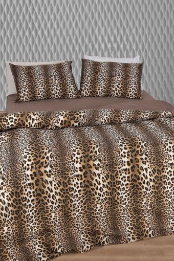 Zeynep Tekstil Glenn Pamuklu 4 Mevsim 200 x 220 cm Çarşaflı Desenli Çift Kişilik Nevresim Takımı Çok Renkli