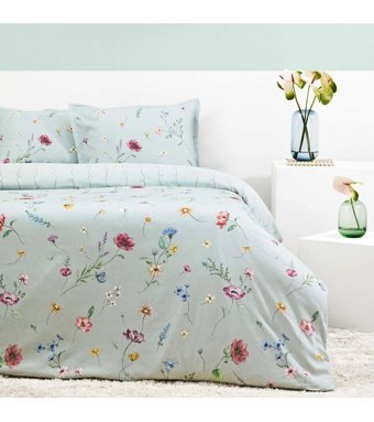 Taç Solene Pamuklu 4 Mevsim 200 x 220 cm Çarşaflı Desenli Çift Kişilik Nevresim Takımı Çok Renkli