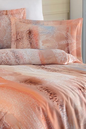 Varol Laura Home Delmore Bambu Saten 4 Mevsim 200 x 220 cm Çarşaflı Desenli Çift Kişilik Nevresim Takımı Çok Renkli