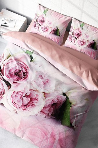 Monohome Softrose 3d Pamuklu 4 Mevsim 200 x 220 cm Çarşaflı Desenli Çift Kişilik Nevresim Takımı Çok Renkli