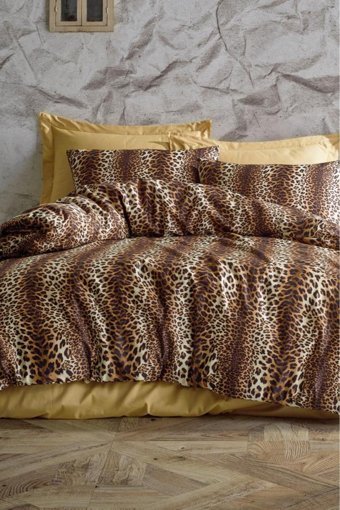 Çeyiz Diyarı Heri Pamuklu 4 Mevsim 200 x 220 cm Çarşaflı Desenli Çift Kişilik Nevresim Takımı Çok Renkli