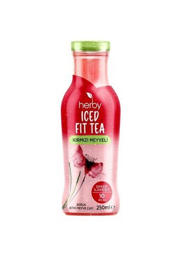 Herby Iced Fit Tea Kırmızı Meyveli Soğuk Çay 24x250 ml