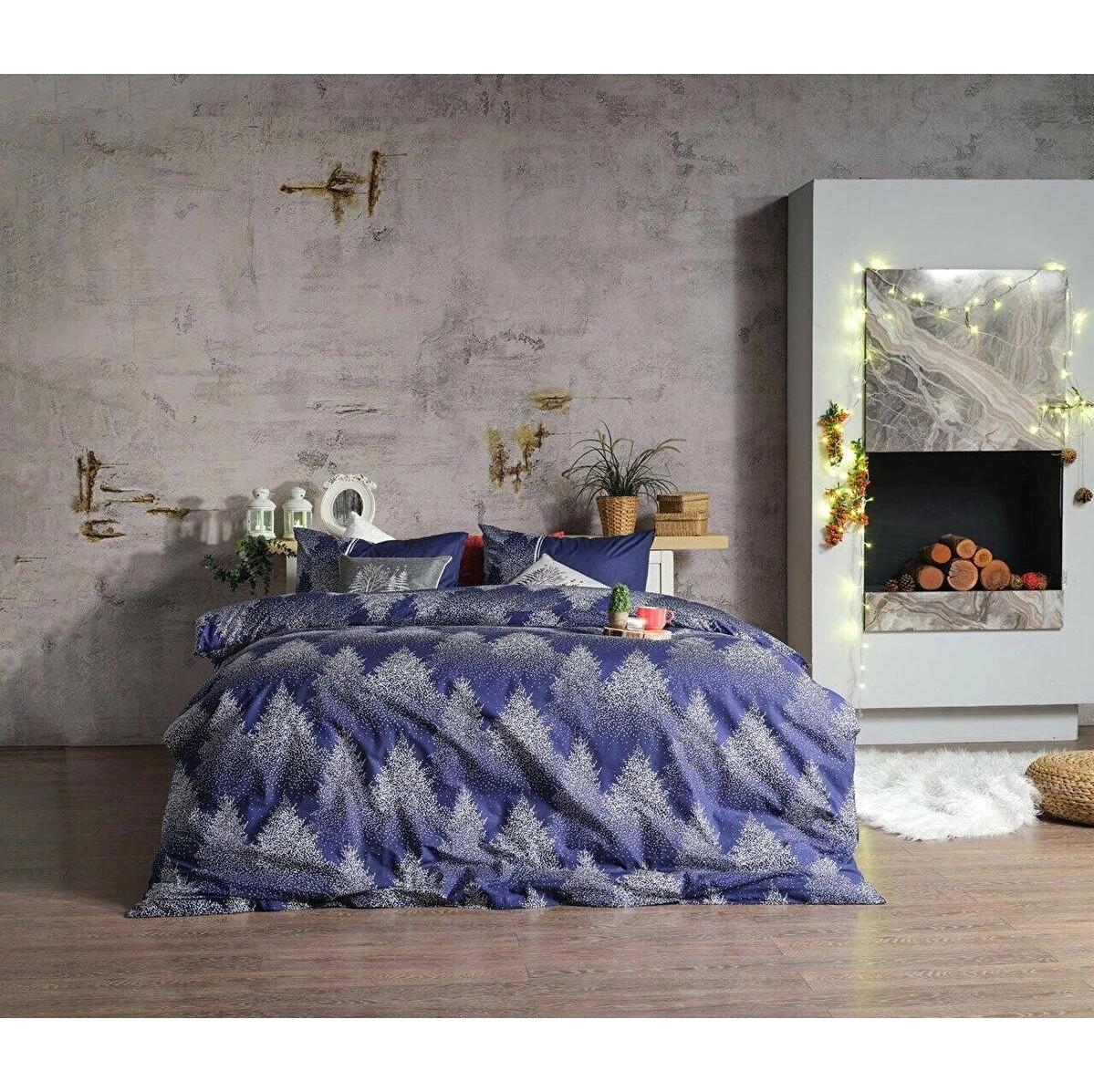 Doqu Home Ranforce 4 Mevsim 200 x 220 cm Çarşaflı Desenli Çift Kişilik Nevresim Takımı Çok Renkli